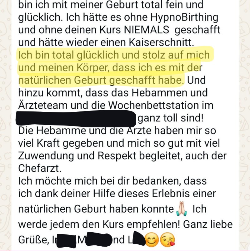 Nachricht von Irina: Ich bin total glücklich und stolz auf mich und meinen Körper.